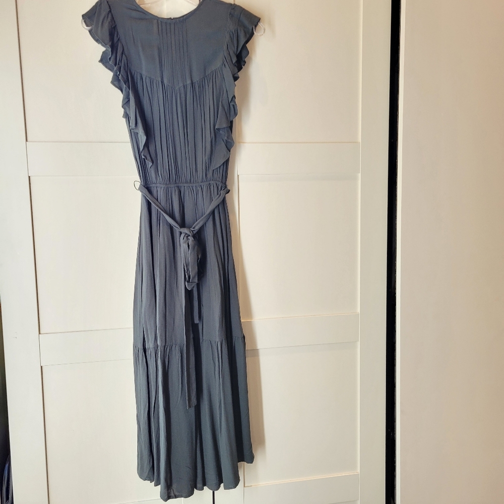 NWT! Olive Green Ruffle Dress